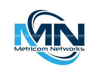 Metricom Networks logo design by thegoldensmaug