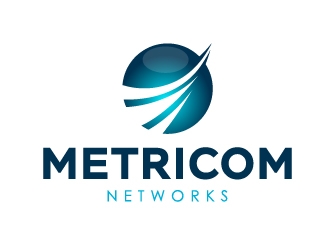 Metricom Networks logo design by Marianne