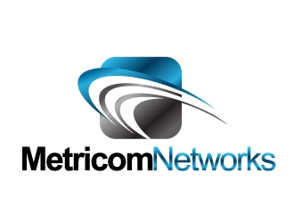 Metricom Networks logo design by Dawnxisoul393