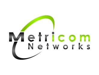 Metricom Networks logo design by Webphixo