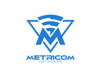 Metricom Networks logo design by ekitessar
