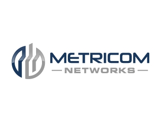 Metricom Networks logo design by akilis13