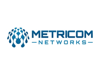 Metricom Networks logo design by akilis13