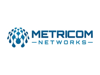 Metricom Networks logo design by akilis13