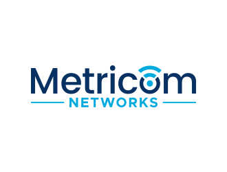 Metricom Networks logo design by lexipej
