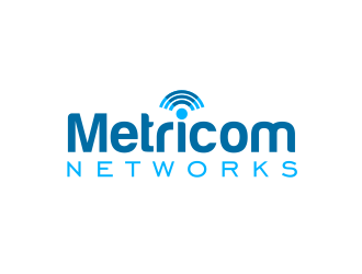Metricom Networks logo design by serprimero