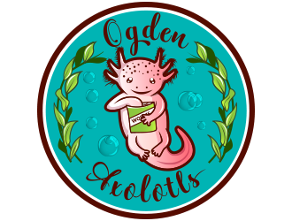Ogden Axolotls logo design by schiena