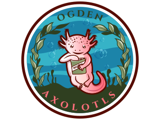 Ogden Axolotls logo design by schiena