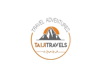 Taiji Traveler logo design by AYMANE