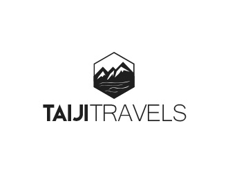 Taiji Traveler logo design by AYMANE