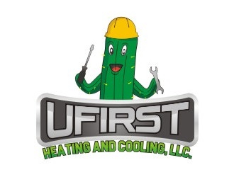 UFIRST Heating and Cooling INC logo design by rizuki