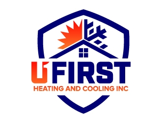 UFIRST Heating and Cooling INC logo design by jaize