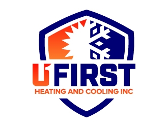 UFIRST Heating and Cooling INC logo design by jaize