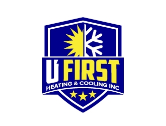 UFIRST Heating and Cooling INC logo design by dchris