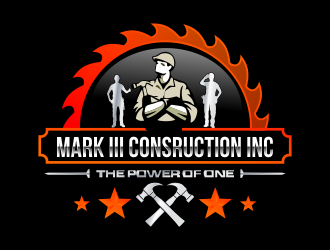 Mark III Consruction Inc logo design by ROSHTEIN