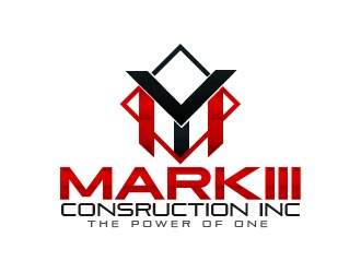 Mark III Consruction Inc logo design by fawadyk