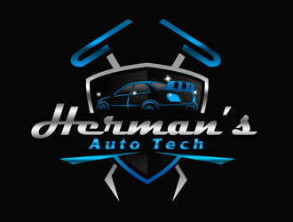 Herman’s Auto Tech  logo design by Arrs