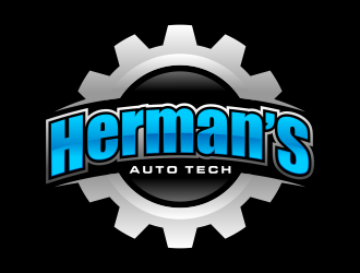Herman’s Auto Tech  logo design by ekitessar