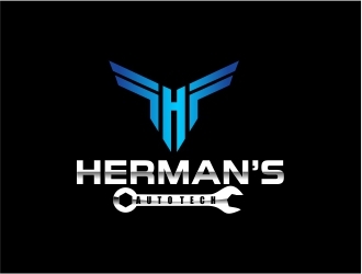 Herman’s Auto Tech  logo design by amazing