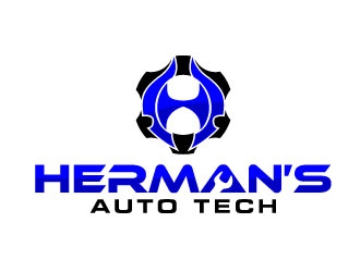 Herman’s Auto Tech  logo design by desynergy