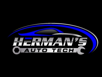 Herman’s Auto Tech  logo design by jaize