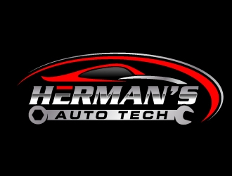 Herman’s Auto Tech  logo design by jaize