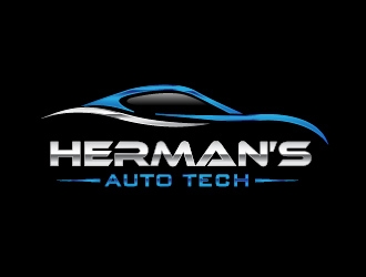 Herman’s Auto Tech  logo design by usef44