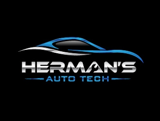 Herman’s Auto Tech  logo design by usef44