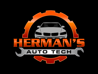 Herman’s Auto Tech  logo design by kunejo