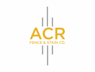 ACR Fence & Stain Co. logo design by luckyprasetyo