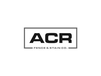 ACR Fence & Stain Co. logo design by ndaru