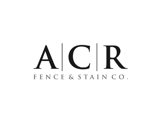 ACR Fence & Stain Co. logo design by ndaru