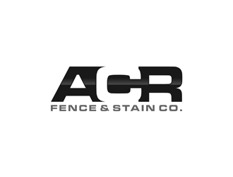ACR Fence & Stain Co. logo design by ndaru
