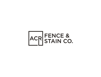 ACR Fence & Stain Co. logo design by blessings