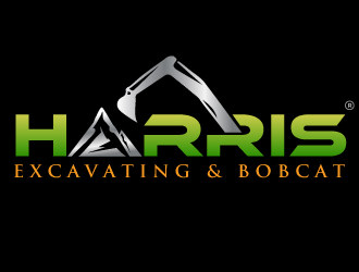 Harris Excavating & Bobcat logo design by Muhammad_Abbas
