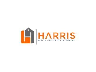 Harris Excavating & Bobcat logo design by bricton