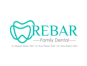 Rebar Family Dental logo design by ROSHTEIN