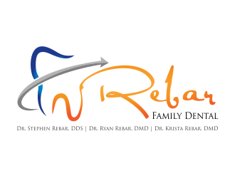 Rebar Family Dental logo design by ROSHTEIN