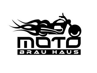 Moto Brau Haus logo design by Marianne