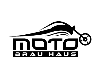 Moto Brau Haus logo design by Marianne