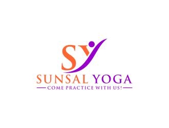SunSal Yoga  logo design by bricton