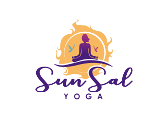 SunSal Yoga  logo design by YONK