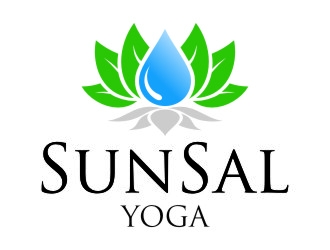 SunSal Yoga  logo design by jetzu