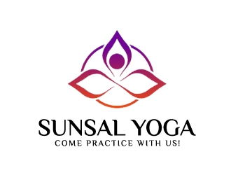 SunSal Yoga  logo design by nehel