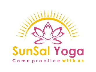 SunSal Yoga  logo design by Webphixo