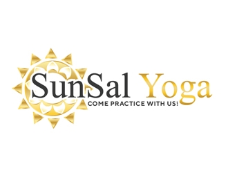 SunSal Yoga  logo design by Roma