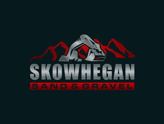 Skowhegan Sand & Gravel logo design by ndaru