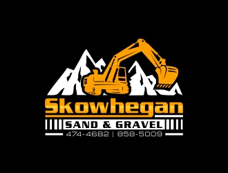 Skowhegan Sand & Gravel logo design by CreativeKiller