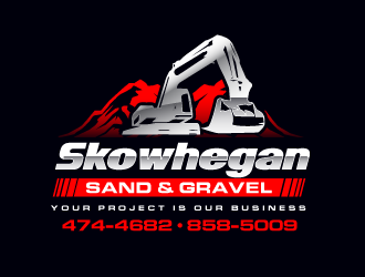 Skowhegan Sand & Gravel logo design by PRN123