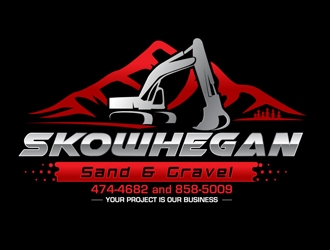 Skowhegan Sand & Gravel logo design by gogo